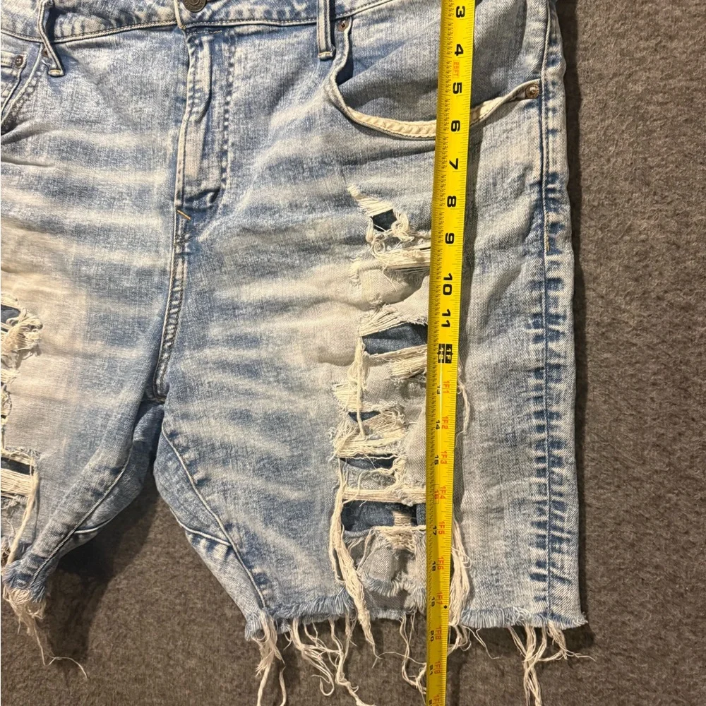 American Eagle Cut Off Jean Shorts Mens 42 blue 9